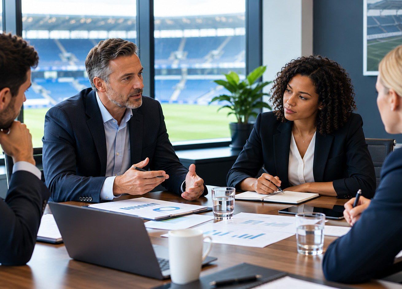 Club directors in a readiness review meeting